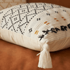 Geometric boho-style pillowcases