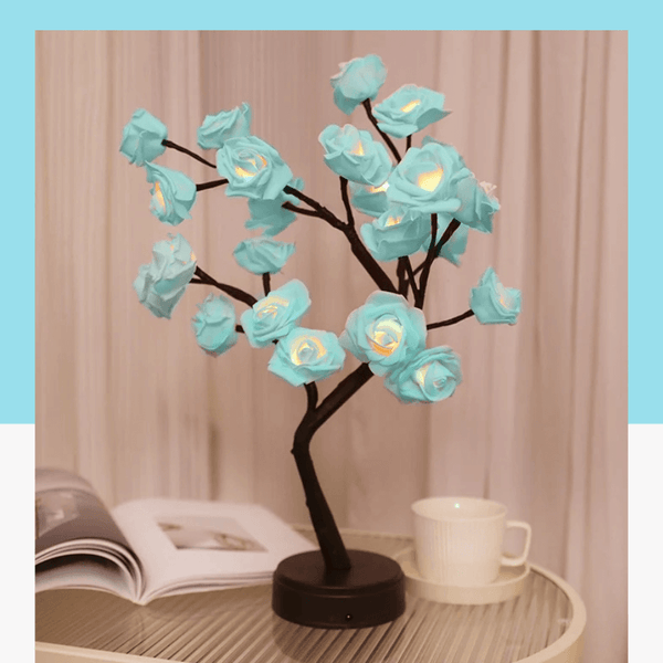 Romantic Rose LED Table Lamp – Elegant Decorative Lighting for Home, Weddings & Gifts