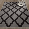 Non-Slip Moroccan Carpet, Dark Gray Legacy, 3'3" x 5'