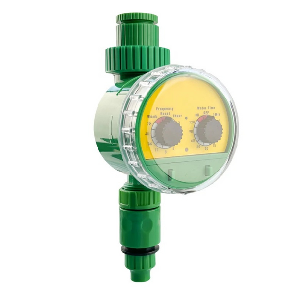Automatic Garden Watering Timer – Dual Dial Irrigation Controller for Lawn, Garden & Greenhouse