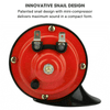 2PCS 12V 300DB Super Loud Train Horn – Waterproof Snail Air Horn for Car, Truck, Motorcycle, SUV, Boat