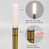 Gold Candle Table lamp for bedroom Rechargeable Wireless touch lamp