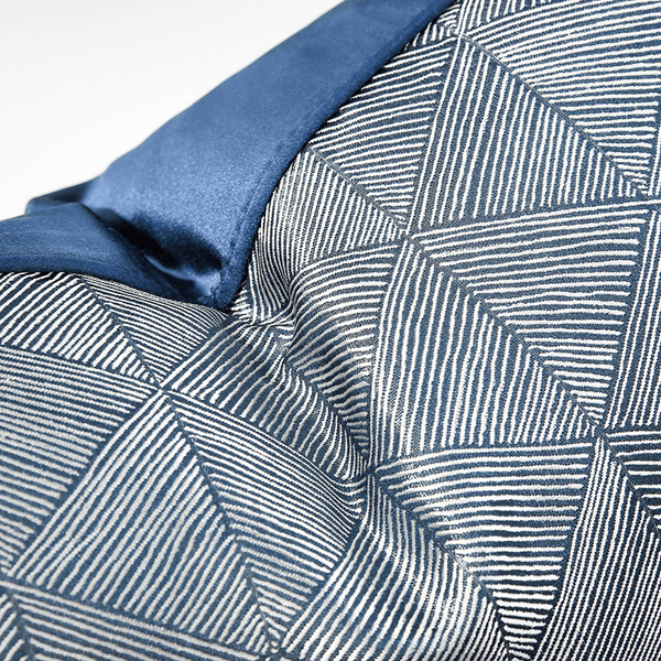 Blue Luxury Sofa Pillow Cover