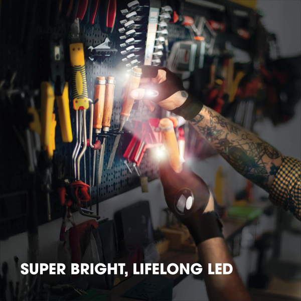LED Flashlight Gloves – Hands-Free Lighting for Work, Fishing & Outdoor Tasks
