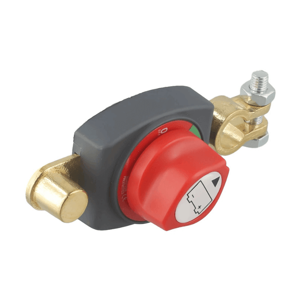 Battery Disconnect Switch 12-48V - Power Cut Master Isolator for Cars, RVs & Boats