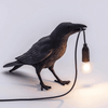Cute Black Bird Crow Table Lamp