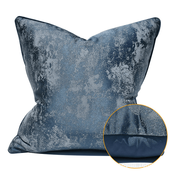 Blue Luxury Sofa Pillow Cover
