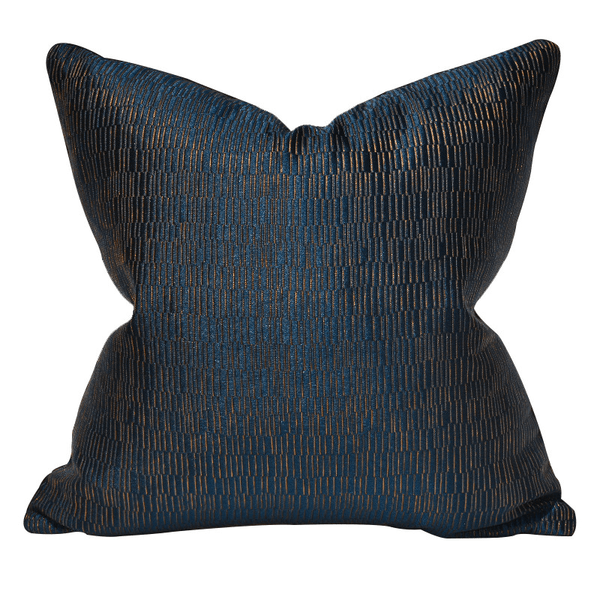 Blue Luxury Sofa Pillow Cover