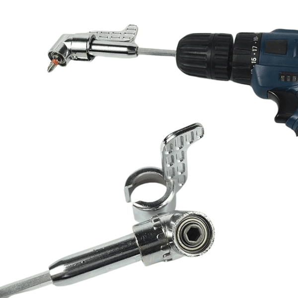 105° Right Angle Drill Adapter – Flexible Shaft Extension for Tight Spaces
