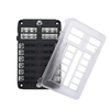 12/6 Way Waterproof Blade Fuse Box with LED – 12V/24V ATO/ATC